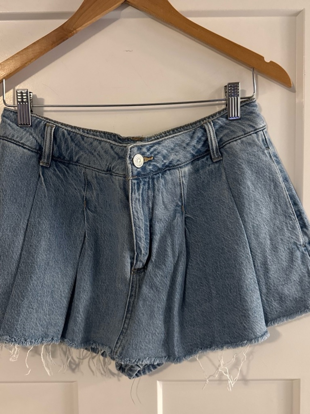 Rewash Light Blue Denim Skort Shorts